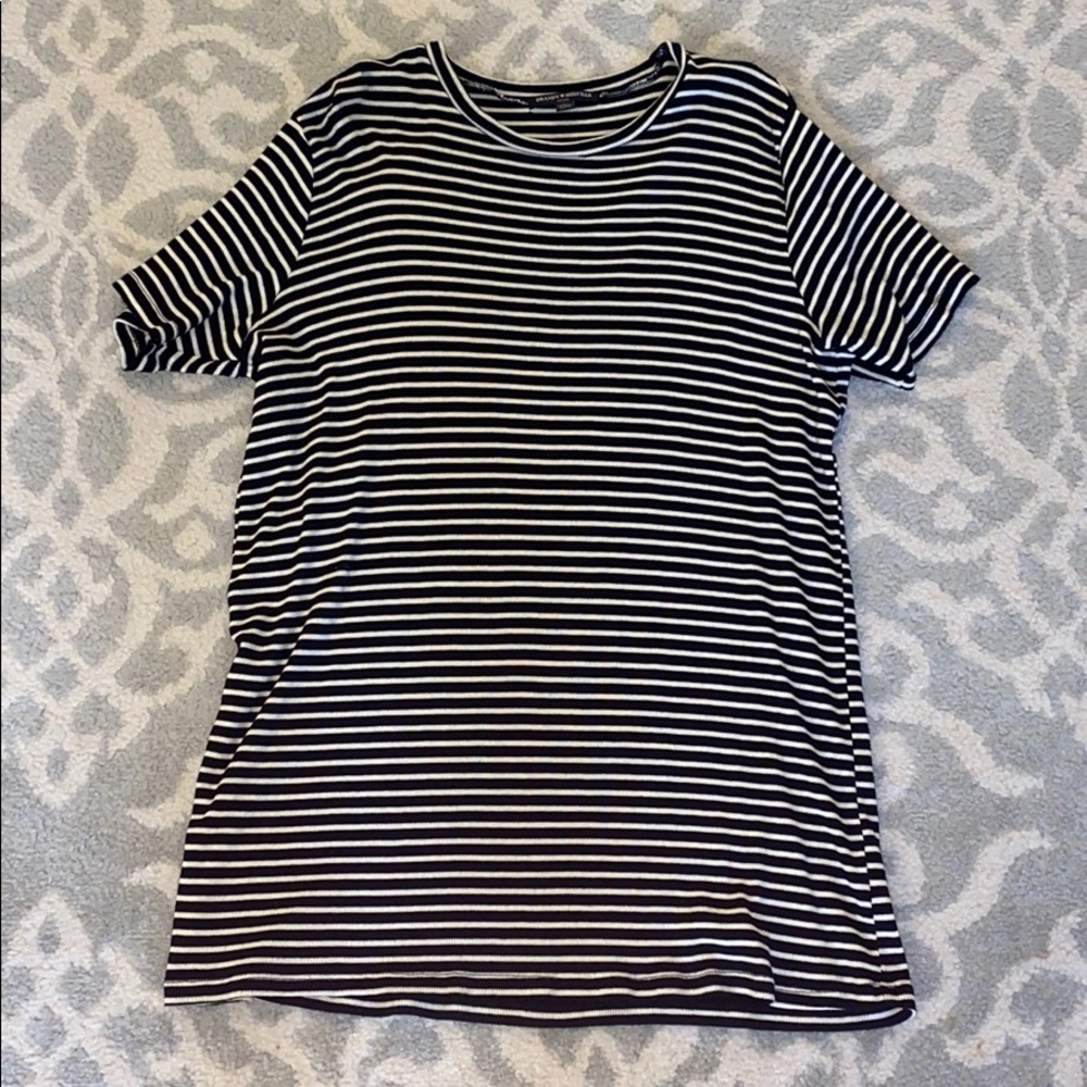 Brandy Melville Striped T-Shirt Dress